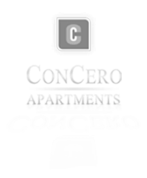 concero apartments logo - tomaz gerbec